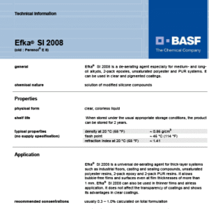 BASF EFKA SL 2008