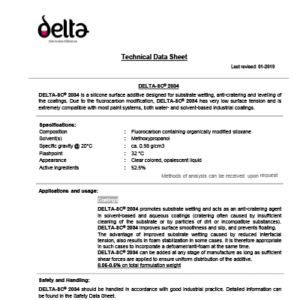 افزودنی همتراز کننده DELTA SC 2034